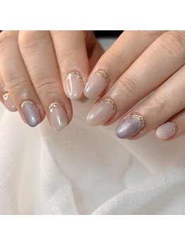 ニーズ ネイル(needs nail)/ミラー×マグネットネイル☆