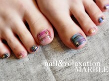 ネイルアンドリラクゼーション マーブル(MARBLE)/持ち込みフット（￥6,400）
