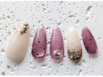 ジュネル/ピンクマグネットネイル