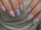 ラベンダーフラワーネイル