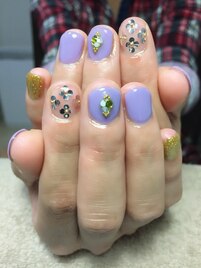 ホロフラワーネイル