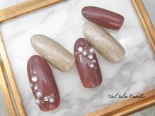 アンベリール 横浜店(Embellir)/(1418)ラインパールネイル