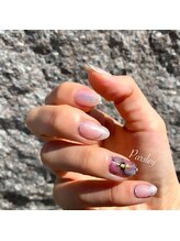パスリー ネイルアンドケア(Parsley Nail&Care)/甘くない花柄ネイル