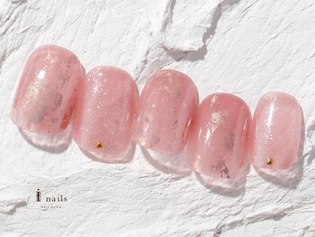 ジェミーネイル エビス(Jemiy nail ebisu)/シンプルピンクホイル7320yen