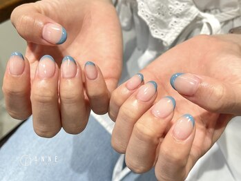 アンネ 東心斎橋店(ANNE)/【Jrネイリスト水島】フレンチ