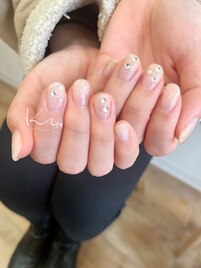 美ラメグラデーション