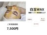 【韓国肌管理】フェイシャル白玉WAX+NMN美容液☆極上ツヤ肌！抗酸化◎ ￥7500