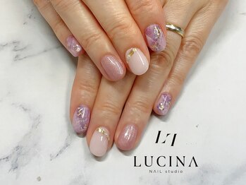 ネイルスタジオ ルキナ(LUCINA)/c-298 大人上品ニュアンスネイル