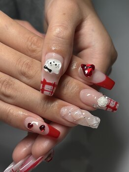 エクアネイルズ(Akuwa nails)/スカルプ◆150分アートやり放題