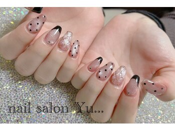 マグネットドット柄nail