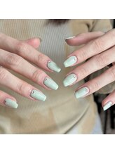 ミント/ワンカラー/ストーン