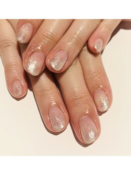 カラン 焼津店(CALIN)/シャンパンラメグラデーション