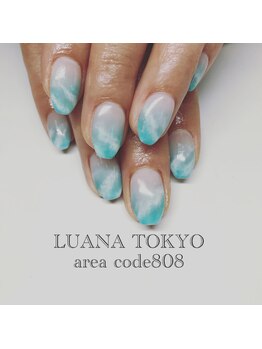 ルアナトウキョウ エリアコード 808(LUANA TOKYO area code 808)/海色ネイル
