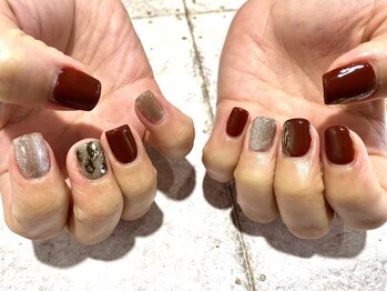 ネイルキュート アンド クールラッシュ 亀有店(nailcute & CoolLash)/ボルドーカラー