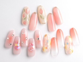 エスアンドネイル(S&nail)の写真/パラジェル／フィルイン対応店☆初回・再来付替時オフ無料【シンプル定額￥6600／ボリューム定額￥8800】