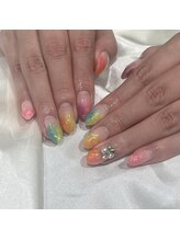 エムスラッシュ 横浜元町店(M.SLASH)/カラフル夏ネイル♪