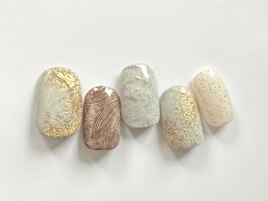 ミラーニュアンスネイル