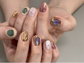 ヨンネイル 代々木上原(4 nail)の写真/理想の色づくりに定評あり◎こだわり抜きたい女性のための、プライベートネイルサロン！
