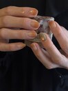 秋らしいブラウングラデーション