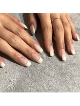 アンダーバーホワイト 大阪上本町店(_WHITE)/王道フレンチネイル