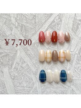 フラワーネイル 古河店(Fleur nail)/1月・2月定額デザイン☆¥7,700