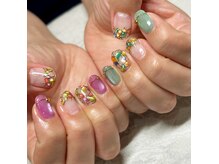 カイヤナイト(Nail Salon Kyanite)の雰囲気（カラフルぷっくりアートデザイン！！マグネットカラー多数あり♪）