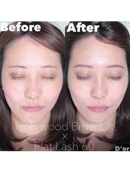 ドール アイラッシュ(D'or EYELASH)/HBL × Flat lash60