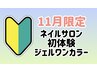 ネイルサロン初体験ジェルワンカラー