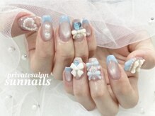 サンネイルズ(sun nails)の雰囲気（ケア、フォルムを重視した施術でキレイを長持ち!!なりたい爪先へ）