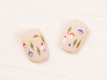 ブルジェネイル ネイル(BOURGE nail)/お遊び＊北欧マットネイル