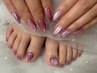 ７月限定 ★ Hand & Foot マグネットorフラッシュネイル