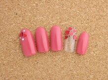 ネイルサロン ブランロール 白金店(Nail Salon Blanl'or)/cute♪シンプルハートネイル