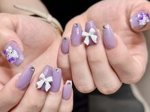 ウサギネイル 新大久保店(usagi nail)/リボンネイル