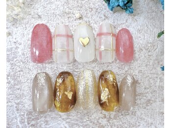 アンリーフ高田馬場店(an leaf)/チェック柄×べっ甲