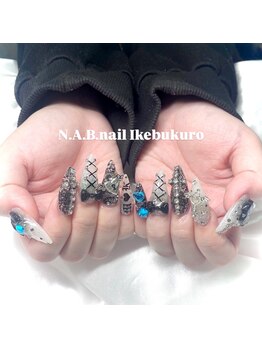 エヌエービー(N.A.B.)/地雷系スカルプネイル