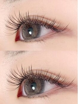トータルビューティーブレイク 金沢店(TOTAL BEAUTY BREK)の写真/フラットラッシュ★自然にボリュームUP！まつ毛の負担を最低限に抑え、柔らかい質感！大人可愛い目元に♪