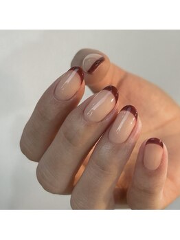 ロウズネイル 新小岩南口店(LOEWS NAIL)/French フレンチ×スキンカラー