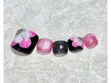 ネイルサロン ロゼプリュム/ビビッドフラワー