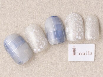 アイネイルズ 三宮店(I nails)/雪インクチェック