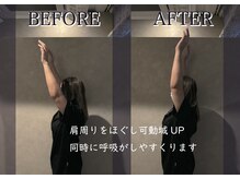 姿勢チェックや可動域のチェックができます［姿勢改善］