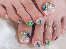ネイルサロン ミリー(Nail Salon Milly)の雰囲気（フットネイルもゴテゴテにしたい☆持ち込みOK/マグネット）