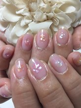 ネイルサロン デンティ(Dentty)/シェルde☆フラワー　クリア