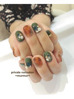プライベート ネイルサロン マーマ(murmur)/べっ甲ネイル