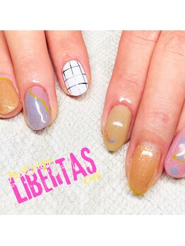 リベルタス(LIBERTAS)/#pastel nuance nail