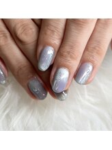 イルネイル バイ ルアナ(001..Nail by Luana.)/ニュアンス梅雨ネイル