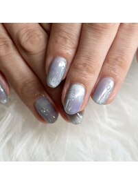 ニュアンス梅雨ネイル