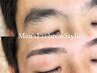【男の新常識/モテ眉に】キリッと眉毛アイブロウWAX＋間引き ¥5500