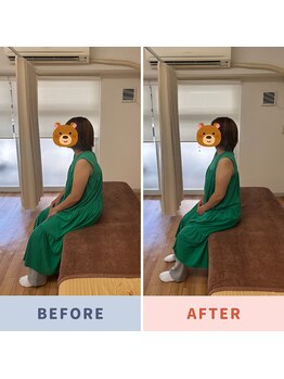 市川本八幡リーフ整骨院/ビフォーアフター/腰痛改善整体