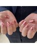 【Hand】ミラー・オーロラネイル ¥7,500［初回＆1ヶ月以内オフ無料］