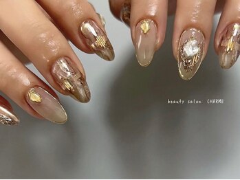 シャルム 網干店(CHARME)の写真/指先からキレイを楽しみたい大人女性のためのサロン！洗練されたデザインをご体感ください♪駐車場も完備◎